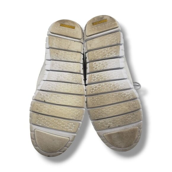 Cole Haan ZERØGRAND Stitchlite Wingtip Oxford Sneaker Womens 7.5 White - Picture 8 of 9